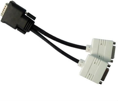 

Outre DMS 59-pin To 2Port Dvi-Connector Y Video Splitter DVI Cable(Black)