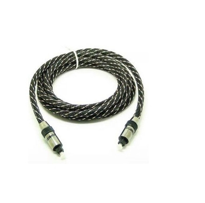 

TechGear 1.5m Toslink Spdif Network Cable(Compatible with MP3 and DAT recorders, Grey)