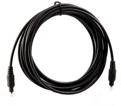 

Redeemer 5 Meter Toslink Network Cable(Compatible with HOME THEATER, PRE AMPLIFIRE, DVD, SUB WOOFER, Black)