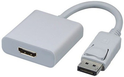 Smacc HIGH QUALITY DISPLAY PORT (DP) TO 0.2 m HDMI Adapter(Compatible with Mobile, Laptop, Tablet, Mp3, Gaming Device, White, One Cable) Smacc HIGH QUALITY DISPLAY PORT (DP) TO 0.2 m HDMI Adapter(Compatible with Mobile, Laptop, Tablet, Mp3, Gaming Device, White, One Cable)