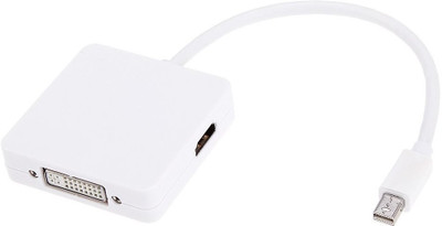 

Redeemer Mini Display port to Digiport DVI, DP, HDMI Adapter(Compatible with Mobile, Laptop, Tablet, Mp3, Gaming Device, White)