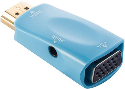 

Ophion Blue VGA to HDMI Adapter(Compatible with Desktop, Laptop, Blue)