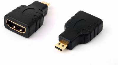 

Generix HDMI Micro Male to HDMI Female Jointer Connector Convertor HDMI Cable(Mobile, Laptop, Tablet, Mp3, Gaming Device, Black)