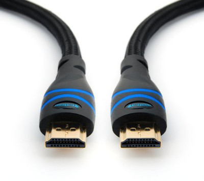 

BlueRigger 52466 HDMI Cable(Compatible with HDTV, Blu-Ray, Camcorder, DVD, TV, VCR, Black)