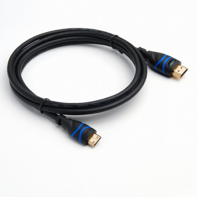 

Bluerigger High Speed Mini with Ethernet (6ft) HDMI Cable(Compatible with HDTV, Camcorder, Camera, Gaming Console, Black)