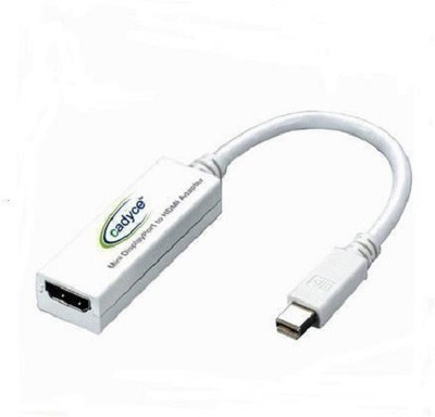 

Cadyce CA-MDHDMI HDMI Cable(Compatible with Mini DisplayPort conversion, White)
