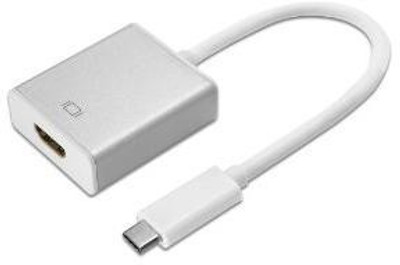 

Smacc TYPE C TO HDMI Cable(Compatible with TYPE C ENABLE DEVICE, MACBOOK, White)