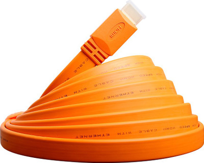 

LENTION 1.5m HDMI TO HDMI Cable(Mobile, Laptop, Tablet, Mp3, Gaming Device, Orange)
