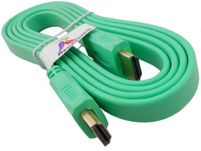 

Redeemer Supper Quality 1.5 Meter Flat HDMI Cable(Compatible with Mobile, Laptop, Tablet, Mp3, Gaming Device, Green)