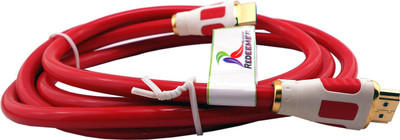 

Redeemer Premium Quality 1.5 Meter Hdtv HDMI Cable(Compatible with Mobile, Laptop, Tablet, Mp3, Gaming Device, Red)