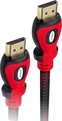 

Portronics POR-635 Koral HDMI Cable(Compatible with Mobile, Laptop, Tablet, Mp3, Gaming Device, Black&Red)