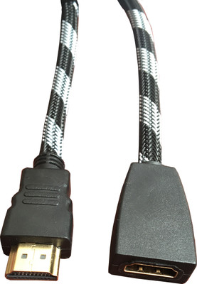 

Axcess HDMI male to Female Nylon High quality 1.5meter HDMI Cable(Black)