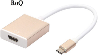 

ROQ C TYPE USB 3.1 to HDMI Cable(Mobile, Laptop, Tablet, Mp3, Gaming Device, Gold)