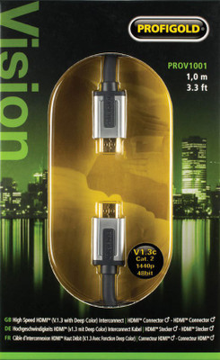 

Bandridge PROV1001 HDMI Cable(Compatible with DVD, HDTV, Black)