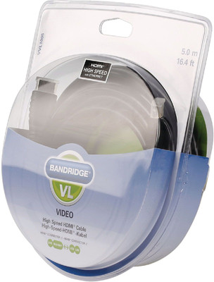 

Bandridge VVL1005 HDMI Cable(Compatible with DVD, Blu-Ray, LCD, PLASMA, Black)