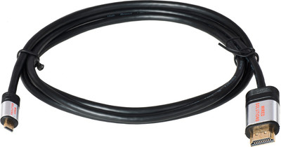 

Wired Solutions HDMI-Male_to_HDMI-Micro1.5M HDMI Cable(Compatible with Computer, Gaming Console, projector, Camera, Black)
