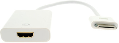 

Smart Pro 30 Pin Dock Connector to HDMI Female Adapter HDMI Cable(White)