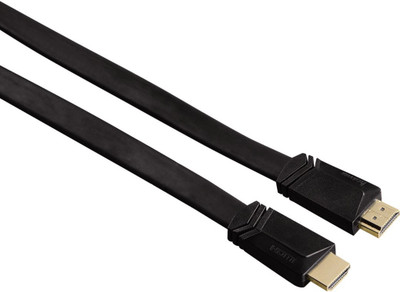 

Q3 Q3 FLAT HDMI CABLE ETHERNET HDMI Cable(Compatible with Mobile, Laptop, Tablet, Mp3, Gaming Device, Black)