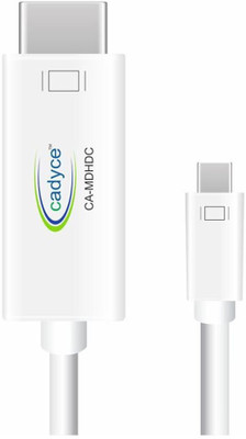 

Cadyce CA-MDHDC HDMI Cable(Mini DisplayPort to HDMI A Type, White)