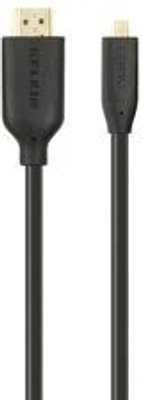 

Belkin HDMI-HDMI-MICRO-M/M-3M-High Speed F3Y030bf3M (Black Gold) Data Cable