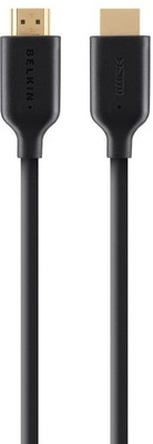 

Belkin HDMI-M/M-2M-High Speed W/Ethernet F3Y021bf2M (Black Gold) Data Cable(Black Gold)
