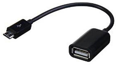 Silco Micro USB OTG For Tablets & Mobiles Headphone Adapter(Mobile, Laptop, Tablet, Mp3, Gaming Device, Black) Flipkart