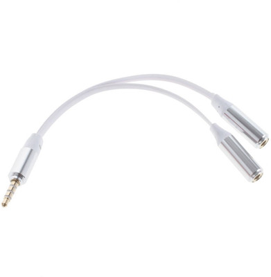F2s 10140071B Headphone Adapter(Headphones, Silver)