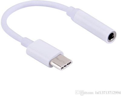 

BB4 USB TYPE C MALE TO AUDIO Headphone Adapter(White)