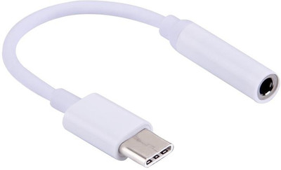 

Axcess USB Type c to 3.5mm Audio Jack Converter Cable Headphone Adapter(White)