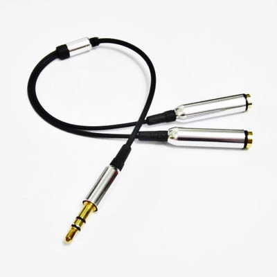 

Technoax Silver Headphone Splitter(Silver)