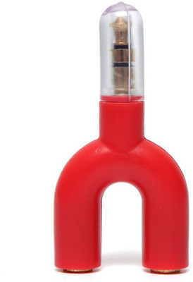 

eShop24x7 3.5mm Male to 3.5mm Female Audio Adapter Headphone Splitter(Mobile, Laptop, Tablet, Mp3, Gaming Device, Red)