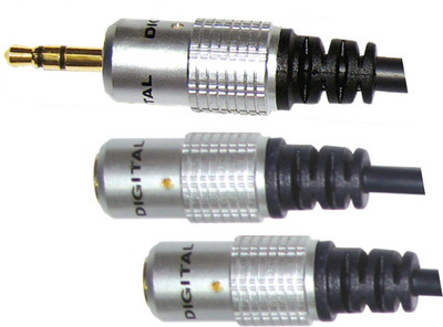 MX 2675 0.35 m Copper Braiding Headphone Splitter