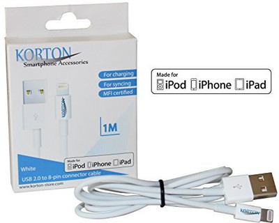

Korton 3215505 Lightning Cable(White)