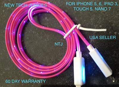 

New Tech Junkies NE7932 Lightning Cable(Pink)