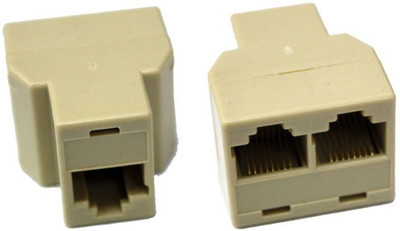 

Redeemer RJ45 Splitter LAN Cable(Compatible with Lan, RJ45, White)