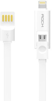 

Rock 88812 Lightning Cable(Mobile, White, Sync and Charge Cable)