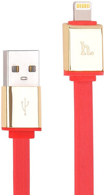 

Hoco UPL 15 Lightning Cable(All Smartphones, Tablets and MP3 player, Red, Sync and Charge Cable)