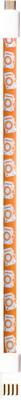 

Soul Band Apple MFI Certified Lightning Cable USB Cable(Orange, White)