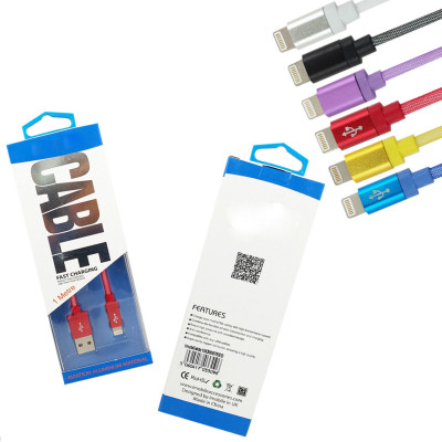 

SYGTECH Sync and charger Genuine High speed cable For iPhone 6 Plus/6/5s/5c/5/ iPod 7/iPad Mini/Mini 2/Mini 3/iPad 4/iPad Air/iPad Air 2 Lightning Cable(Multicolor)