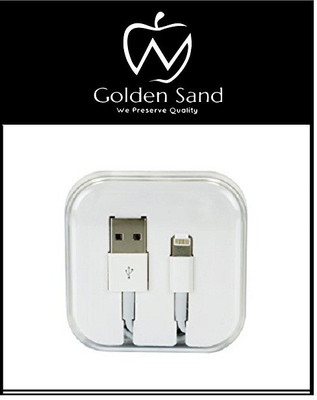 

Golden Sand GS_Lightning-USB_HQ Lightning Cable(All Smartphones, Tablets and MP3 player, White, Sync and Charge Cable)