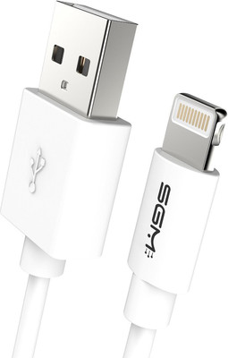 

SGM SGM0030 Lightning Cable(All Smartphones, Tablets and MP3 player, White, Sync and Charge Cable)