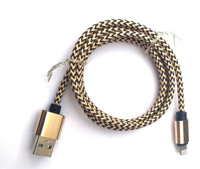 

White Panther Metal Connectors Lightning Cable(Multicolor)
