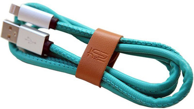 

Vidvie 5V/2.4A 1M FAST SPEED USB & Charger Data Sync Cable Lightning Cable(Sky Blue)