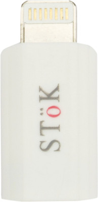 

Stok Lightning 8 Pin to Micro USB Converter/Charger Iphone 5, 5c, 5s, 6 & 6plus USB Cable(White)