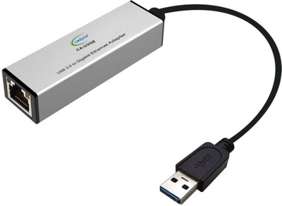 

Cadyce CA-U3GE Network Cable(Compatible with MacBook Air,Windows andux Lin, Black)