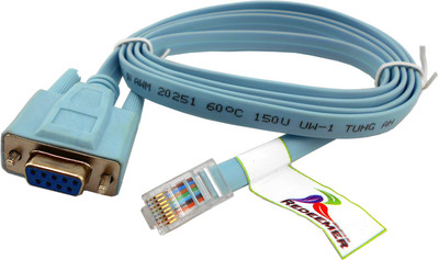 

Redeemer Console Rollover Yost Network Cable(Compatible with Network Console, Cisco Routers, Light Blue)