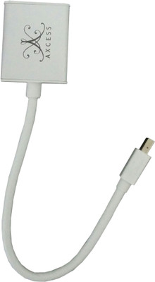 

Axcess Mini Display to VGA Female Network Cable(White)