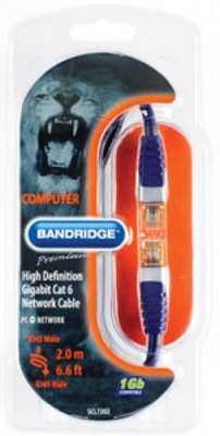 

Bandridge SCL7202 Network Cable(Compatible with PC, NETWORK, Black)
