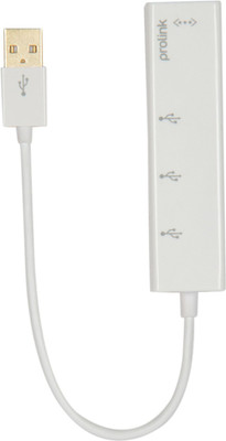 

Ultraprolink 3 Ports USB2.0 USB HUB with Ethernet Network Cable(Compatible with Laptop, Desktop, White)