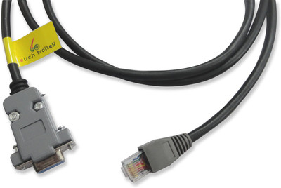 

Touch Trolley 9 PIN TO RJ45 HIGH QUALITY Network Cable(Compatible with CONSOL CONNECTION, Black, Grey)